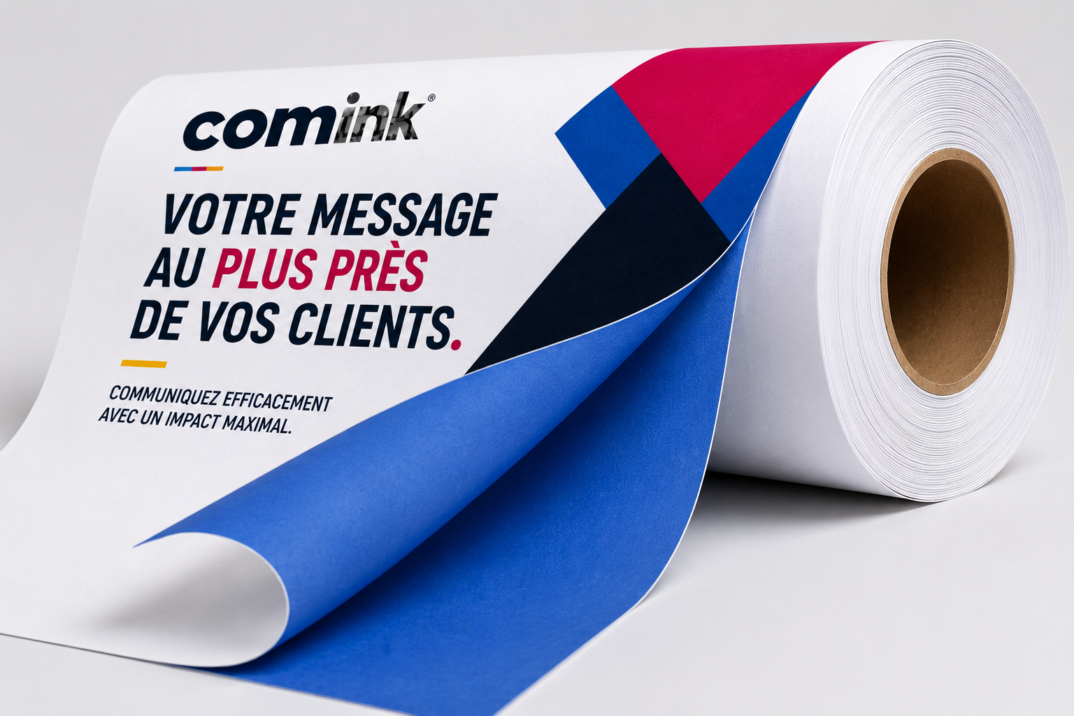 Blueback - Papier affiche dos bleu